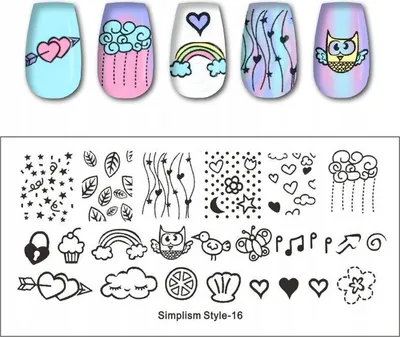 Immagine prodotto di Piastra per nail art SimplismStyle-16