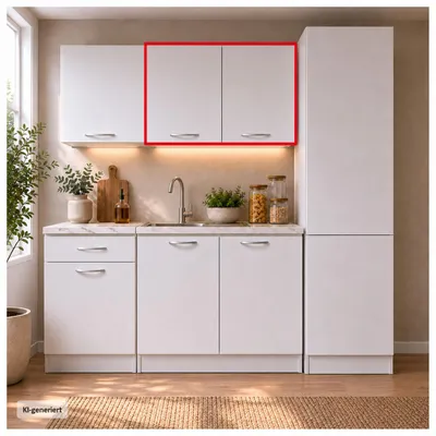 Produktbild von Küchenhängeschrank Jenna Weiß 80 cm
