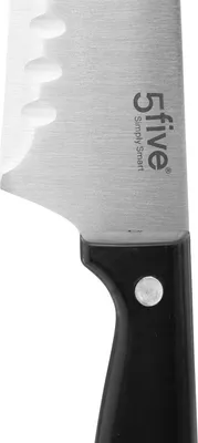 Produktbild von Santoku-messer aus edelstahl "essentiel black" klinge 17cm - 5 five simply smart
