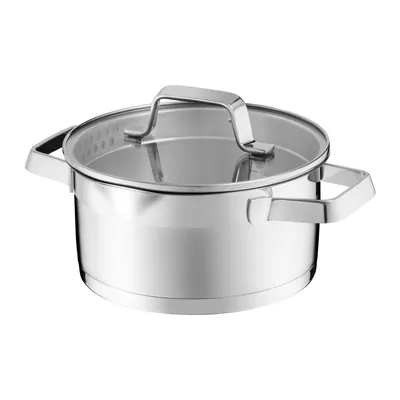 Produktbild von Kochtopf mit Deckel zum Abtropfen Kitchen Pro 18 cm  AMBITION