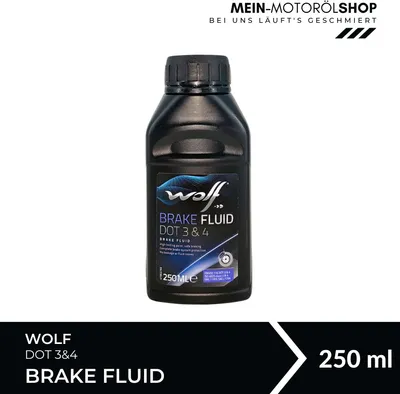Produktbild von Wolf Brake Fluid DOT 3 & 4 250 ML (8307607)