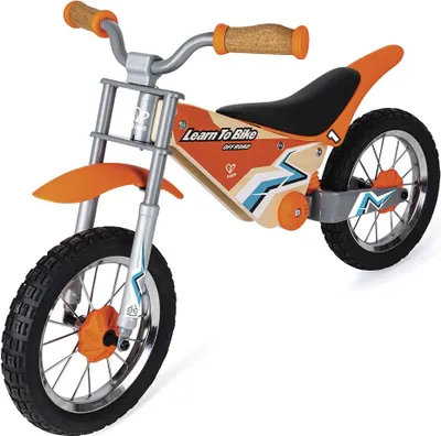 Image de Hape Off Road Roue d'exercice en bois pour enfants Vélo d'entraînement à l'équilibre