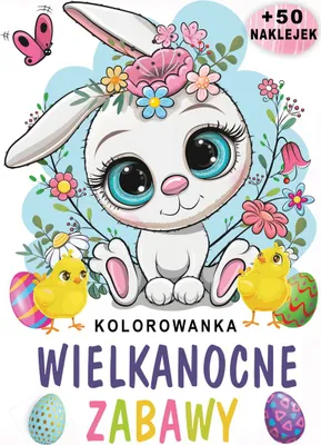 Produktbild von Wielkanocna kolorowanka z naklejkami dla dzieci