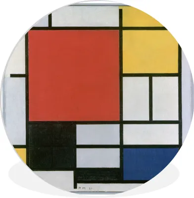 Produktbild von MuchoWow® - Schlafzimmer - Bilder - Der Kreis - Kunst für die Wohnung - Plastik - Kunstdruck - Wandbild