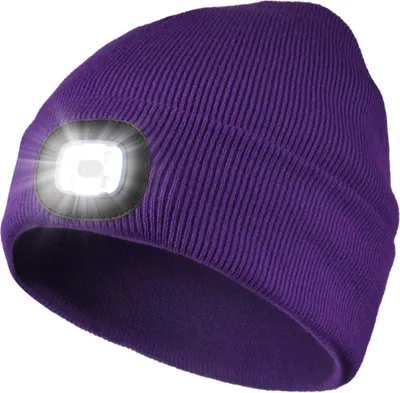Produktbild von ANTCOOL LED-Mütze mit Licht, LED-Mütze, leuchtende Mütze, Uni-Winter-Warm-Scheinwerfer-Mütze