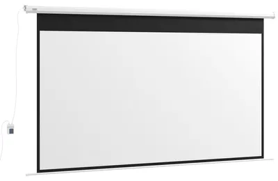 Produktbild von HOMCOM Beamer-Leinwand Elektrisch 266 x 149 cm 16:9 Projektionsleinwand, Metall