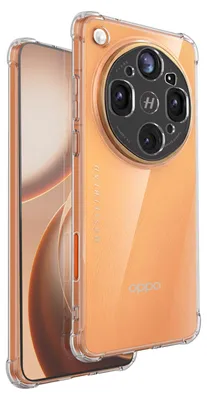 Obrázok produktu pre Puzdro Avizar pre Oppo Find X9 Ultra, vyrobené z flexibilného silikónu so zosilnenými rohami, priehľadné