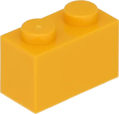 Produktbild von Lego® 250 Stück 3004 Stein Brick 1x2 Part Basic Steine 250 Helles Hellorange