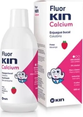 Produktbild von Kin Fluorkin Calcium Mundwasser 500 ml