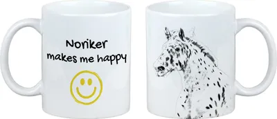 Obrázek produktu pro Noriker – hrnek s motivem koně, veselý hrnek pro milovníky psů, personalizovaný dárek od značky Art-Dog