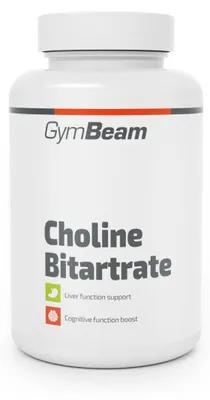 Produktbild von GymBeam - Cholinbitartrat, 120 Kapseln