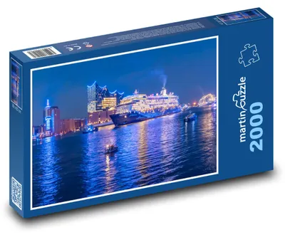 Produktbild von martinpuzzle - Puzzle 2000 Teile - Kreuzfahrtschiffe in Hamburg
