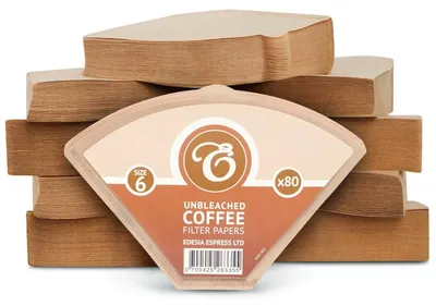 Produktbild von Kaffeefilter Nr.6 für manuelle Kaffeemaschinen Braun