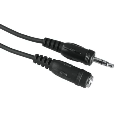 Image de Câble audio, jack mâle/fiche femelle 3,5 mm, stéréo, 2,5 m