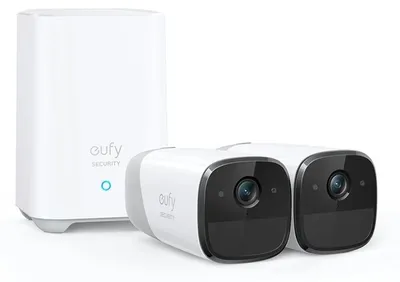 Produktbild von Eufy eufyCam 2, IP-Sicherheitskamera, Innen & Außen, Kabellos, Amazon Alexa & Google Assistant, Decke/Wand, Weiß