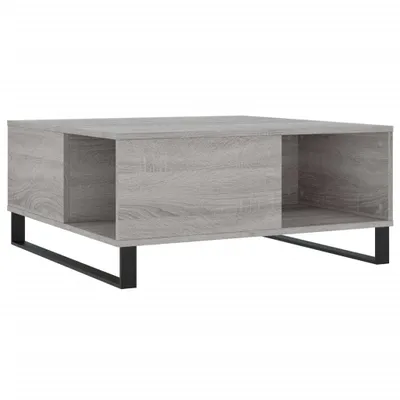 Produktbild von vidaXL Couchtisch Grau Sonoma 80x80x36,5 cm Holzwerkstoff