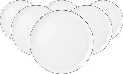 Produktbild von Seltmann Weiden Lido Black Line Speiseteller ø 26 cm 6er Set - DS