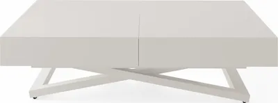 Produktbild von Couchtisch Höhenverstellbar Cavetta U - Esstisch 120-200x80x27-76 cm Kaschmir Beige