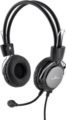 Obrázok produktu pre Náhlavná súprava s mikrofónom BLUESTORK MC201, flexibilný mikrofón, ovládač hlasitosti, redukcia šumu, kompatibilná s Windows/Mac/smartfónmi/tabletmi