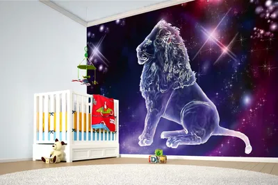 Produktbild von Vlies Fototapete LÖWE 375 x 250 cm (inkl. Kleister) - Vlies Tapete, Wandtapete, Wandbilder - Tapete für Wohnzimmer Schlafzimmer, Büro, Küche - Montagefertig
