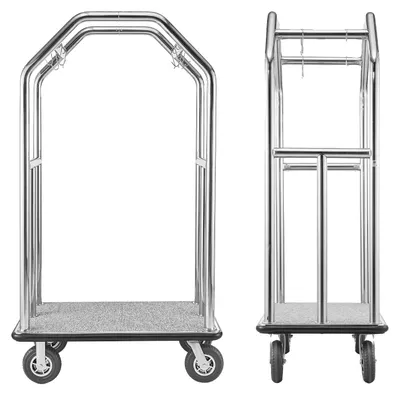 Obrázek produktu pro Vozy na zavazadla, robustní ocelová konstrukce, vysoká nosnost, 1500 lbs, 1500 lbs