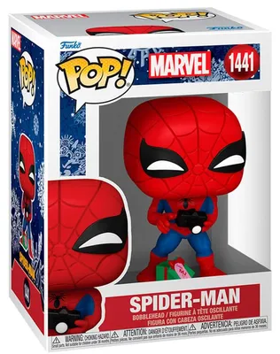 Image de Funko Pop! Marvel - Figurki Spider-Man z Prezentem, Licencjonowany Produkt Winylowy