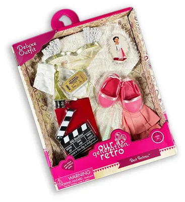 Produktbild von Our Generation Retro Best Actress – Deluxe Roten-Teppich-Outfit