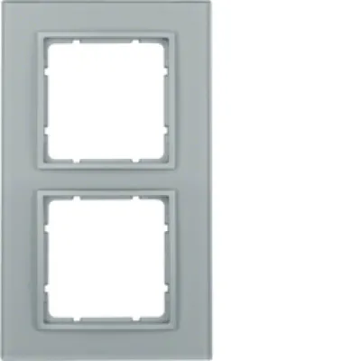 Produktbild von BER B7 Rahmen 10126414 2fach Aluminium Glas
