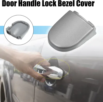 Image de Avant Porte Poignée Serrure Capuchon pour Volkswagen Coccinelle 1 pcs Argent Ton