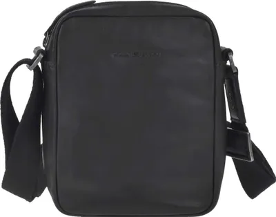Produktbild von Greenburry Pure Black Umhängetasche Leder schwarz 1104-20