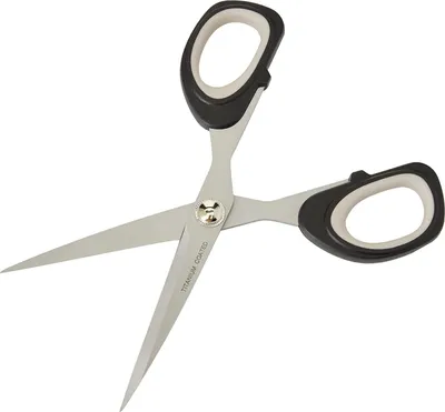 Produktbild von KLEIBER Schere Titanium Länge: 175 mm symmetrisch schwarz/grau