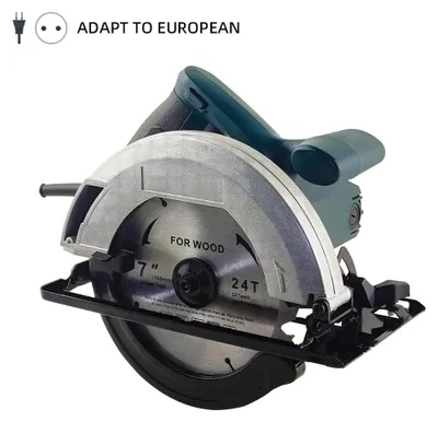 Image de Scie circulaire portative - À batterie - Lame de 18 cm - 11 000 tr/min - Pour le bois, les métaux tendres, le carrelage et le plastique - Sans batterie