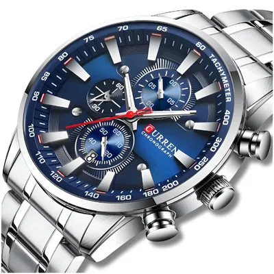 Zdjęcie produktu dla Zegarek Męski Curren Klasyczny Elegancki Chronograf Datownik 6 Kolorów