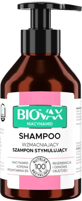 Produktbild von Biovax Niacynamid Wzmacniający szampon stymulujący, 200 ml