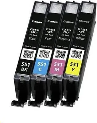 Obrázok produktu pre Canon 6509B015, Čierna, Azúrová, Purpurová, Žltá, 1 kusov, Viacnásobné balenie
