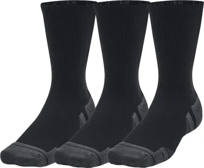 Image de Under Armour - Chaussettes "Performance Tech" pour Homme/Femme Unie (pack de 3) RW9522 (M) (Noir)