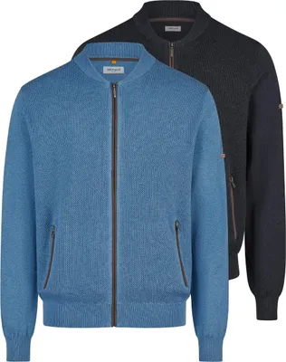 Produktbild von Redmond 2er Pack Basic Strickjacke Bequeme Passform für hohen Tragekomfort, Durchgehender Reißverschluss für einfache Handhabung, Vielseitig kombinierbar für jeden Anlass