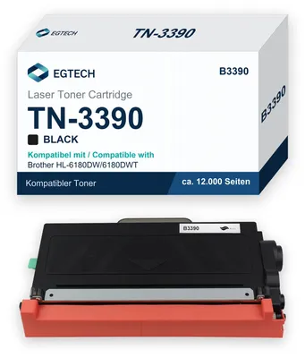 Produktbild von Toner kompatibel mit Brother TN-3390 HL-6180DW HL-6180DWT MFC-8950DW MFC-8950DWT
