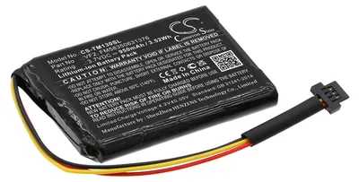 Image de TECHTEK Batterie compatible avec [TomTom] One 125, One 130, One 130S remplace FM58350631376, pour VF2