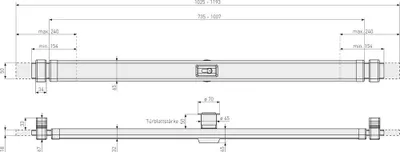 Produktbild von ABUS Panzerriegel PR2700 W-Weiß ohne Zylinder