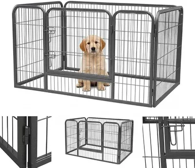 Produktbild von Welpengitter XXL Hunde Auslauf Welpengitter Freilaufgehege Welpenauslauf Welpenfreilauf