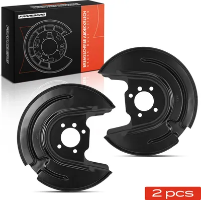 Image de Frankberg 2x tôle d'ancrage disque de frein essieu arrière des deux côtés pour VW Golf Audi A3 Q2 Seat Leon Skoda Karoq