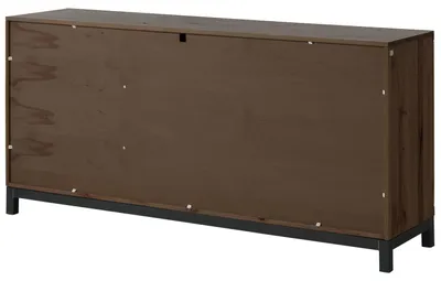 Produktbild von MASSIVMOEBEL24 Sideboard Kernbuche 175x45x85 tabacco braun geölt VILLANDERS #208