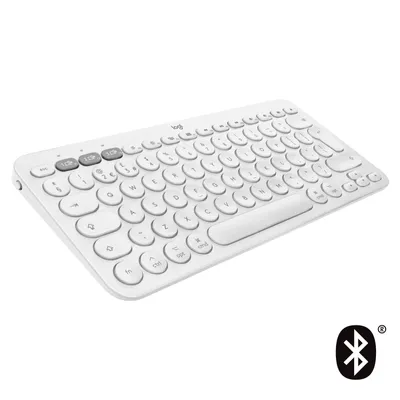 Produktbild von Logitech K380 for mac, Mini, Kabellos, Bluetooth, QWERTZ, Weiß