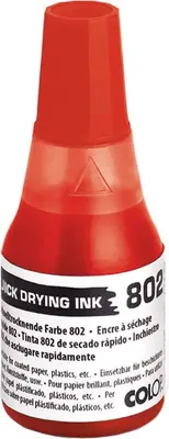 Image de COLOP encre à tampon 802 à séchage rapide 25 ml rouge