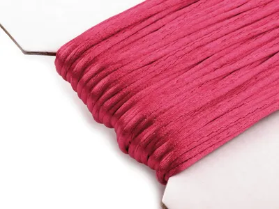 Obrázek produktu pro Saténová šňůra 2mm, fuchsiová, metráž / 1 m