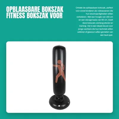 Obrázok produktu pre Famanu Boxsack PVC Fitness - Nafukovacia cvičebná vankúš na údery