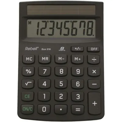 Produktbild von Rebell Eco 310 Tischrechner schwarz
