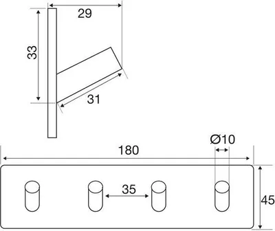 Produktbild von Unyqoos® Selbstklebende Hakenleiste aus rostfreiem Edelstahl – ohne Bohren, mit 3M-Klebepads, für Küche & Badezimmer, platzsparend