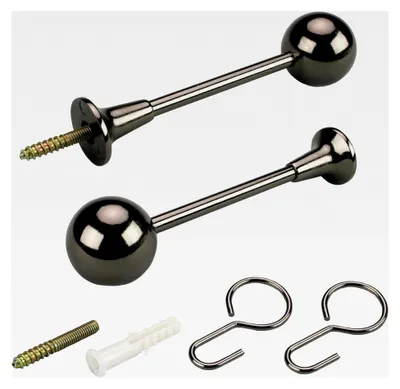 Produktbild von Schalhalter, Raffhalter 11 cm, Innenlauf, ø 16 mm | titan